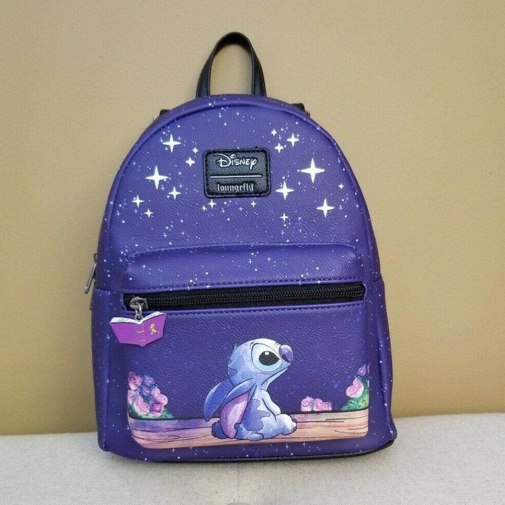 Disney Lilo & Stitch Starry Night Mini Backpack - Picture 1 of 8